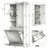 Tall Storage Cabinet With Adjustable Shelves, Flip-Out Basket And Enclosed Cabinets For Multi-Room Organization-774571650