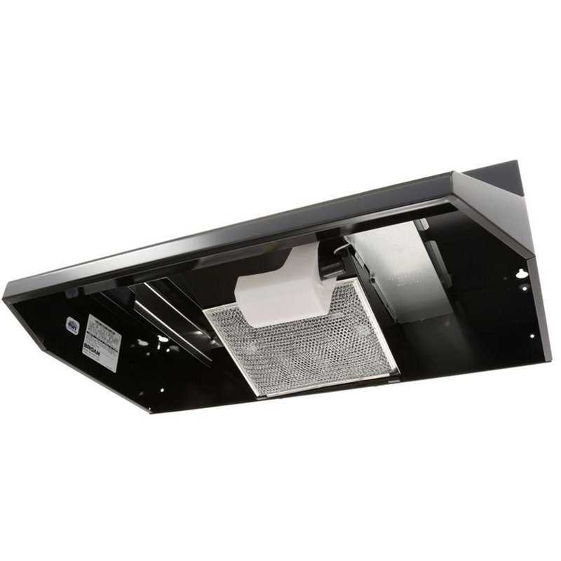 Broan Black 30-Inch Convertible Under Cabinet Range Hood