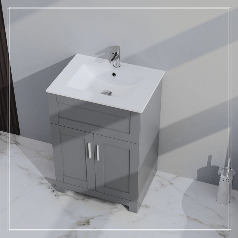 Armoire de buanderie 24 "pour lavabo de salle de bain