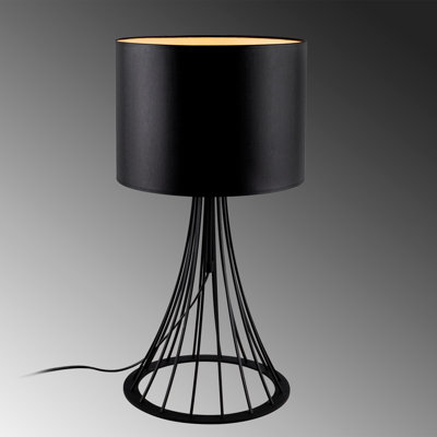 Lampe de table noire 24,02 po Charlize