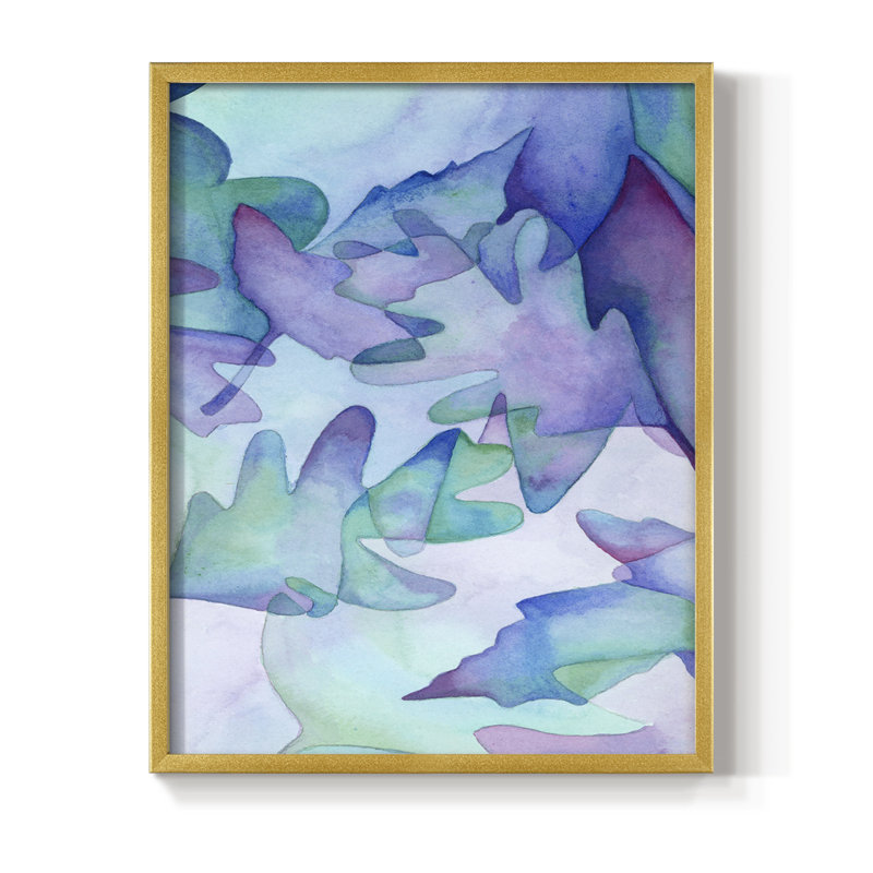 Fallen Leaves Framed Print - Solid Wood, 10" H x 8" W