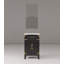 Meuble-lavabo simple 20 po X P 18 po P, comptoir en acrylique et Miroir