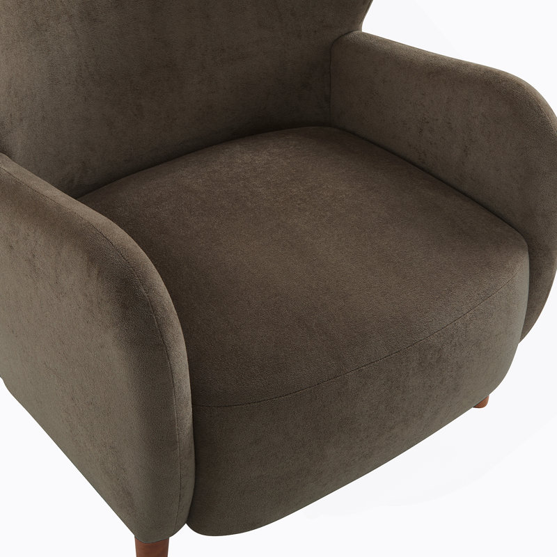Fauteuil club Parmelee, Marron foncé