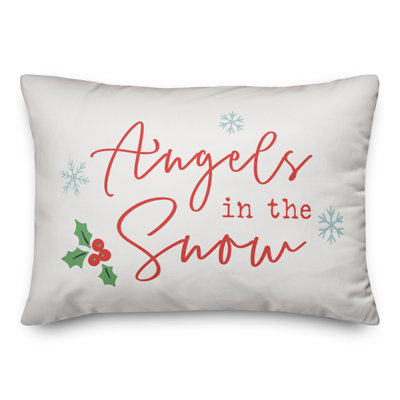  Coussin rectangulaire Angels in the Snow