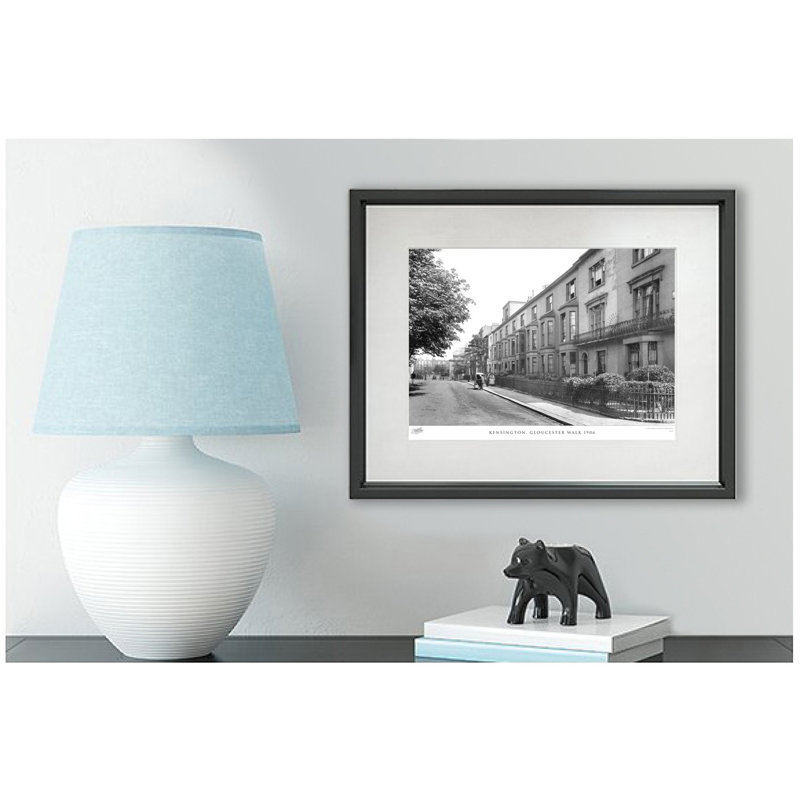 Kensington, Gloucester Walk 1906 by Francis Frith - Single Picture Frame Print, 28cm H x 36cm W x 2.3cm D