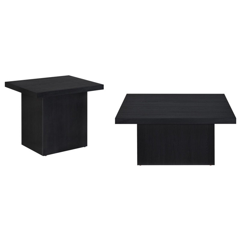 Ensemble de tables basses 2 pièces Eldridge, Black