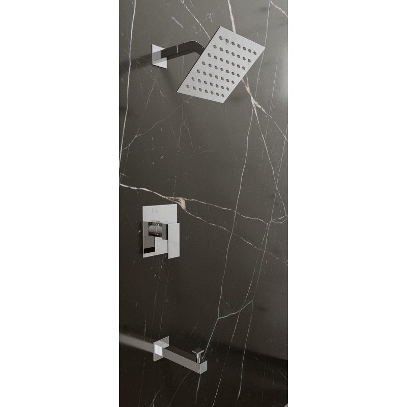 Complete Shower System with Rough-in Valve