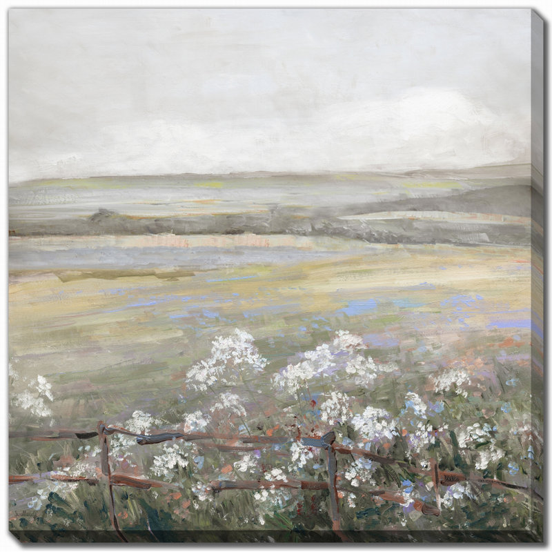 «Soft Summer Meadow II», art mural sur toile