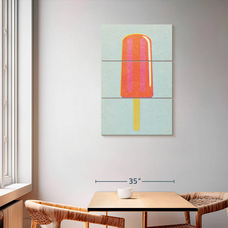 Yarlin Popsicle, 57" H x 36" W