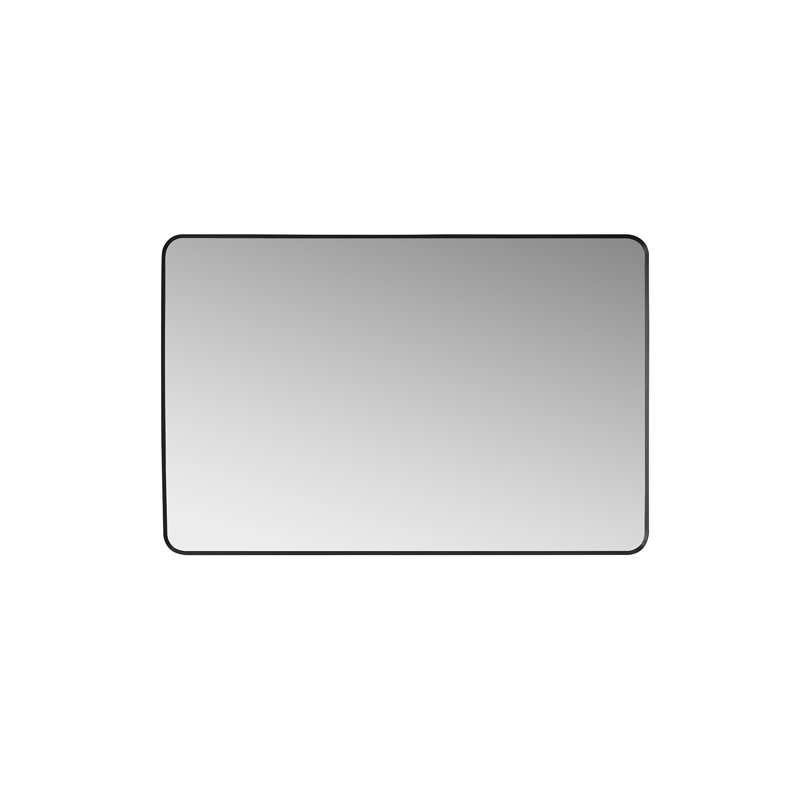 Markhai Aluminium Rectangle Mirror, Brushed Black, 48'' x 32''