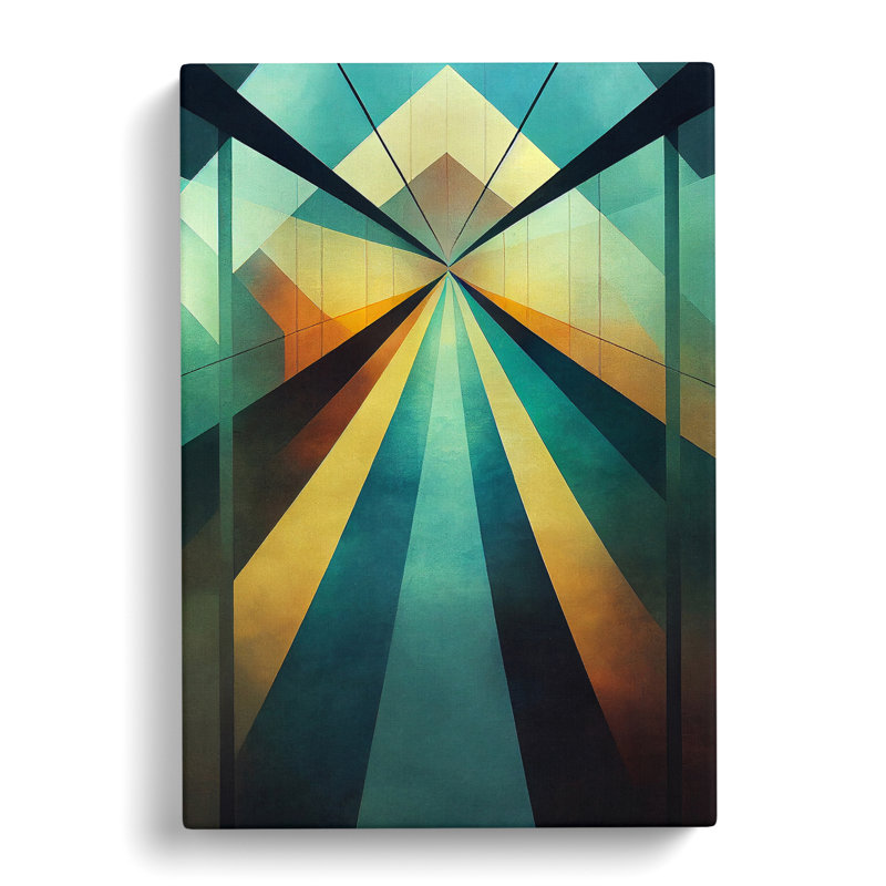 Awesome Abstract Art No.3 - Wall Art, 76cm H x 50cm W x 3cm D, Wrapped Canvas