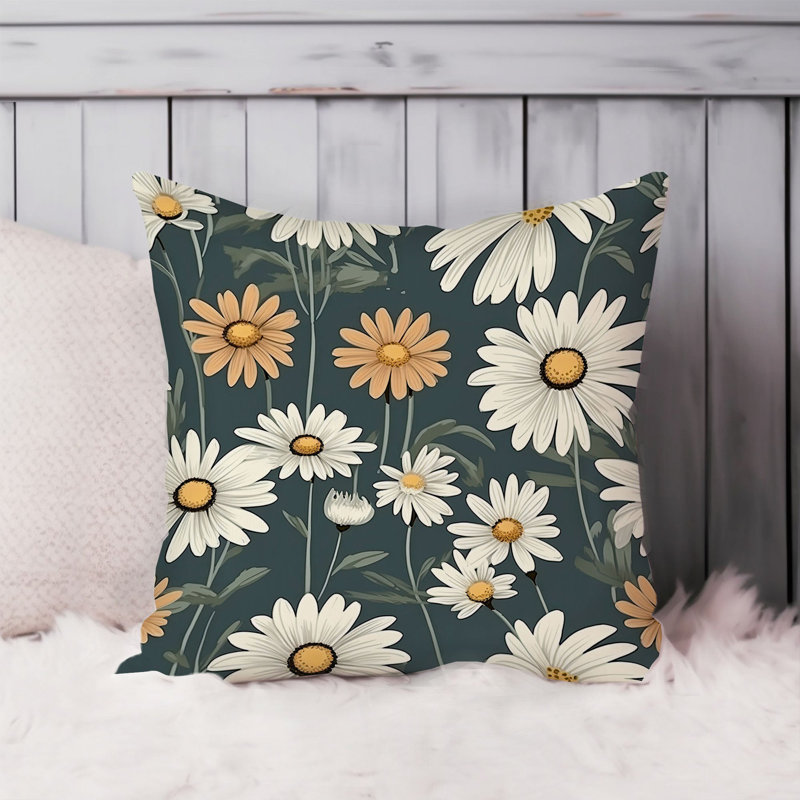 Floral Daisy Flowers Pattern III Cottage & Cottagecore