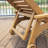 Outdoor Chaise Lounge With Adjustable Backrest Outdoor Wood Chaise Lounge Set with Table-124538991