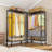 Multi - functional Three - tier Clothes Rack with Removable Baske