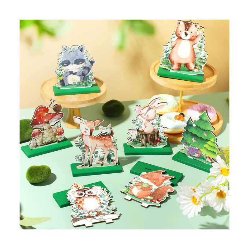 Ensemble de 8 centres de table Woodland