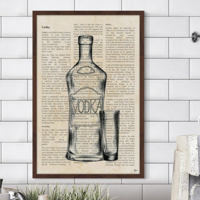 «Vodka Histoire» par Eyre Tarney - reproduction de cadre photo