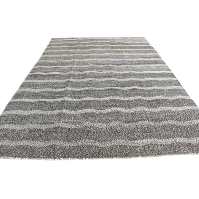 Tapis noir et blanc Orta