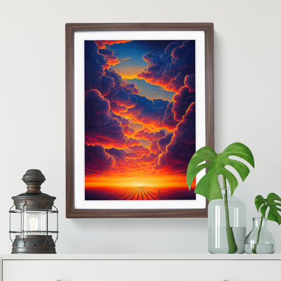 Compelling Sunset - Framed Print