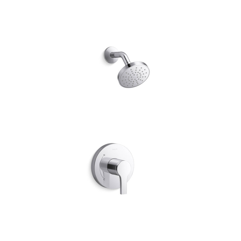 Elate Rite-Temp Shower Trim Kit, 2.5 Gpm, Matte Black