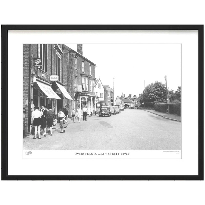 Overstrand, Main Street C1960 by Francis Frith - Single Picture Frame Print, 40cm H x 50cm W x 2.3cm D
