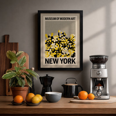 Museum Modern Art Retro - Framed Print