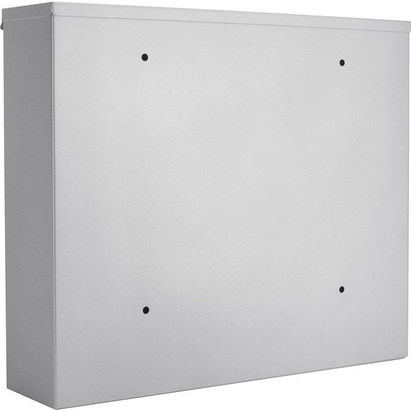Wall Mount Multi-Purpose Locking Drop Box with Key Lock for Home Office, Grey