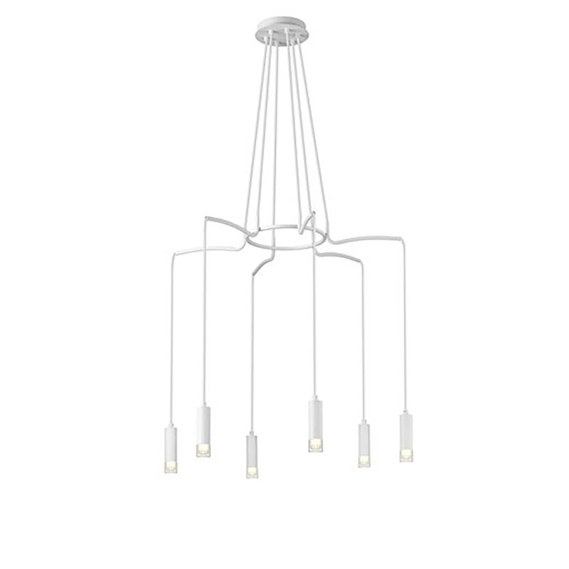 Lustre moderne à 6 lumières 27,75 po Mishu