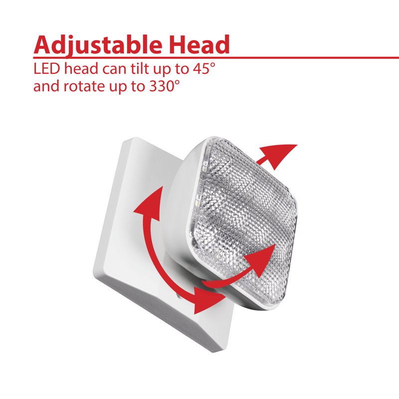 Éclairage de secours en plastique NICOR Lighting