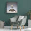Art mural sur toile tendue - «Wall Time» de Wieteke De Kogel pour décoration de salon, de chambre à coucher ou de bureau - 35 x 35-22372668
