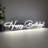 Eubert Happy Birthday 30" LED Neon Sign