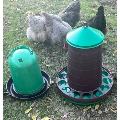 Mangeoire à poulet recyclée Eco 35 lb