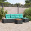 Ensemble de canapé de jardin avec coussin 6 pièces vidaXL
