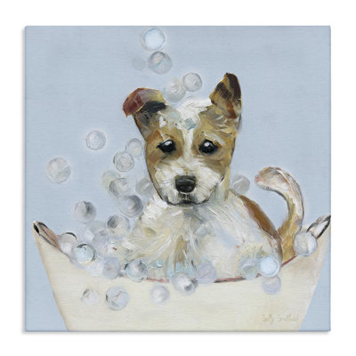Toile pour chiot Fun Bubbles, conception de Sally Swatland