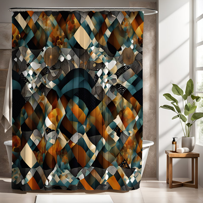 Rideau de douche Stasya, H 83 po x l 70 po