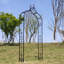 98'' H x 10'' W Iron Arched Trellis