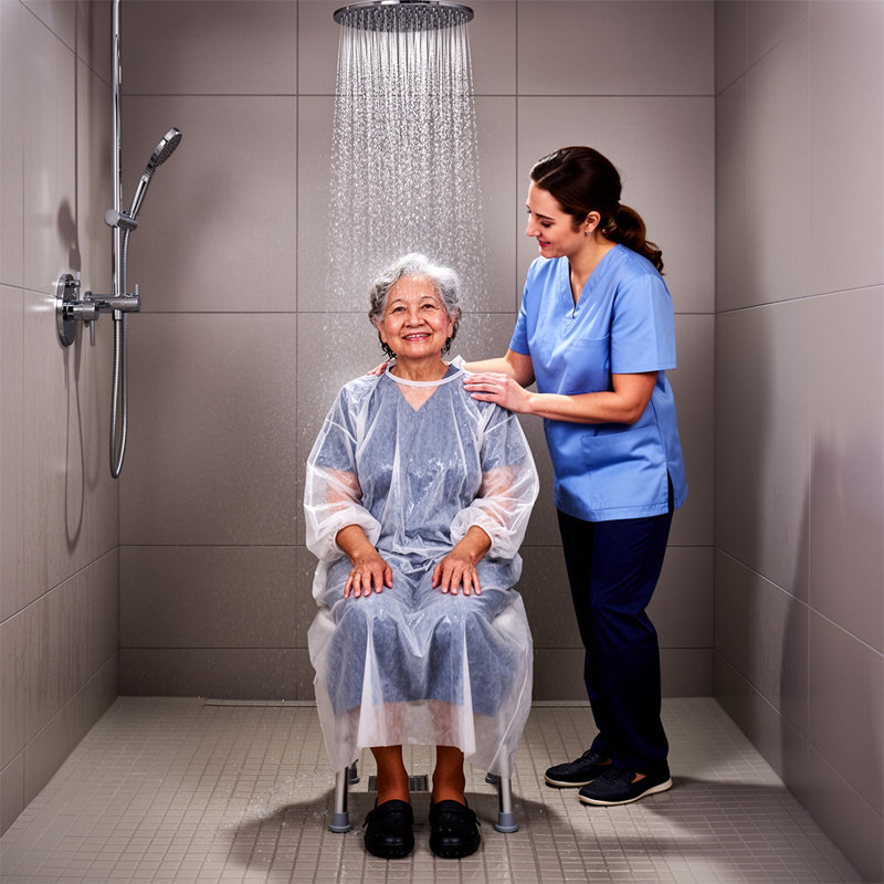 Height Adjustable Medical Shower Stool