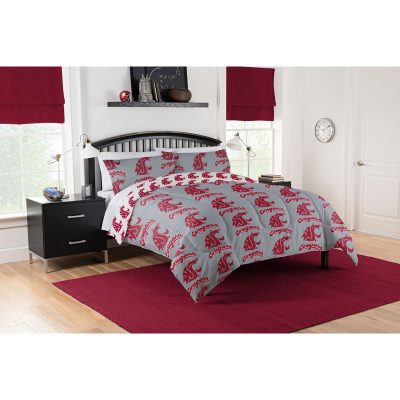 NCAA Rotary Bed In A Bag Set, Twin XL Comforter + 3 Additional Pieces