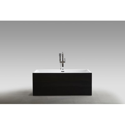 Toulouse 59.1'' x 29.5'' Soaking Acrylic Bathtub
