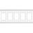 40'' H x 94.5'' W x 0.5'' D Wainscot Panelling