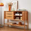 Armoire d'appoint multifonctionnelle en bois massif