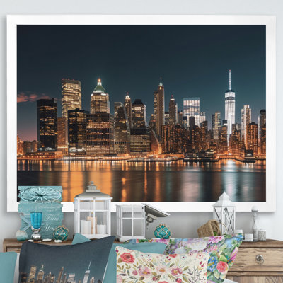 «Reflection of New York City at Night», reproduction sur toile