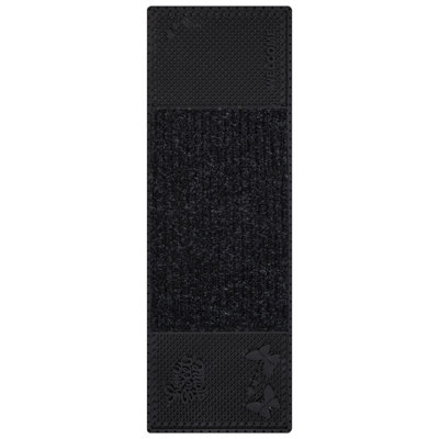 Tapis d'escalier robuste toutes saisons avec grattoir rectangulaire Ottomanson, argent, 10 po x 30 po, paquet de 5