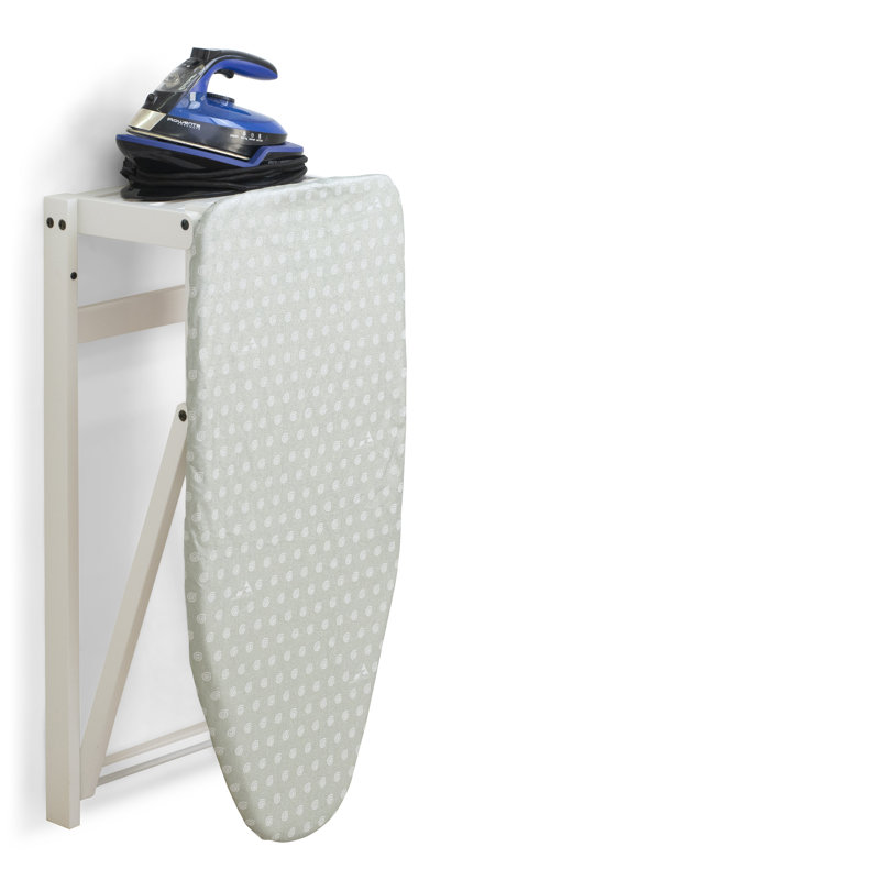 Wood Built-In Ironing Centre, White