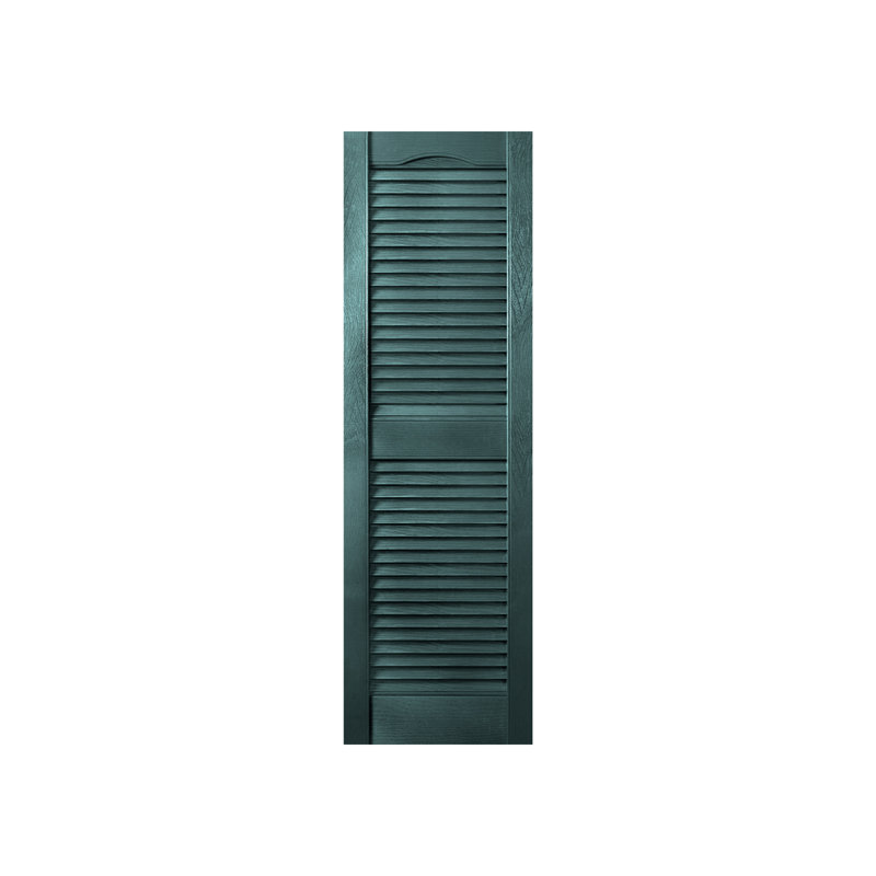 14.5'' Louvered Shutters, 51" H, Green