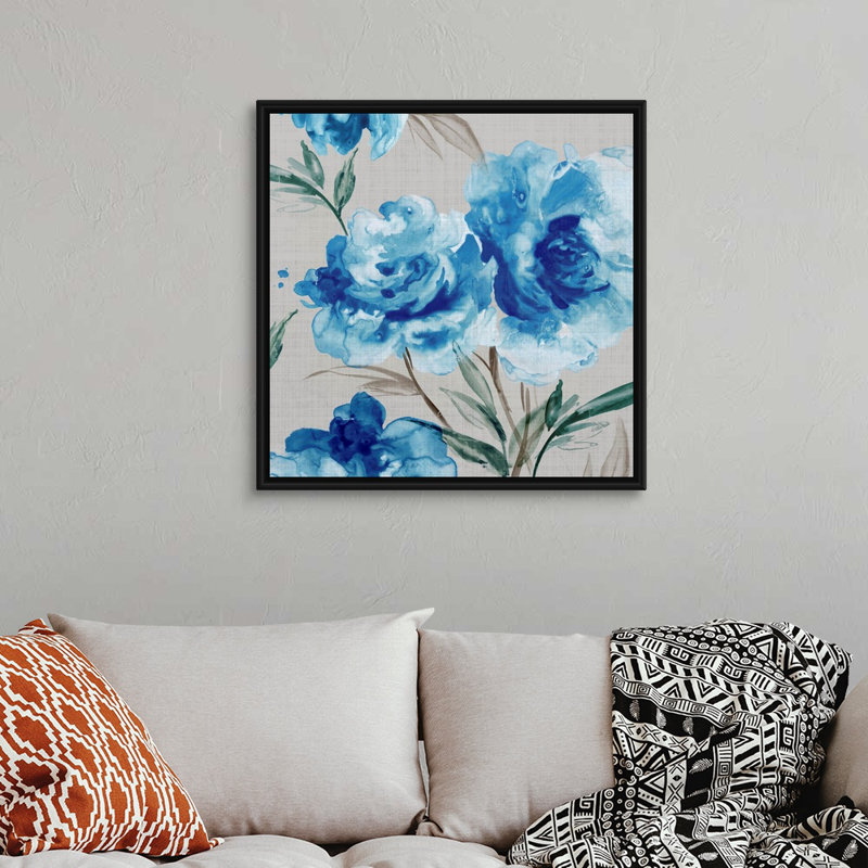 « Imogen II » par Eva watts, impression sur toile, Toile avec cadre noir, H 32 po x l 32 po x P 1,75 po