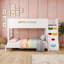 Lit superposé avec garde-robe intégré et tablettes à plusieurs rangements, escalade enfantine-1550247797-1548017330