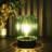 Dagbjartur 8'' Green Battery Operated Table Lamp with 6H Timer