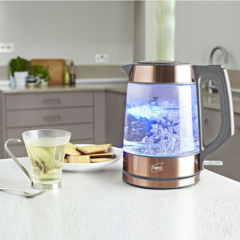 NeoDirect 1.7L Glass Electric Tea Kettle