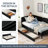 Alviera Upholstered Sofa Bed with 2 Storage Drawers | Adjustable Velvet Platform Bed Frame | Convertible Daybed for Living Room, Guest Room, or Home Office-1678464876