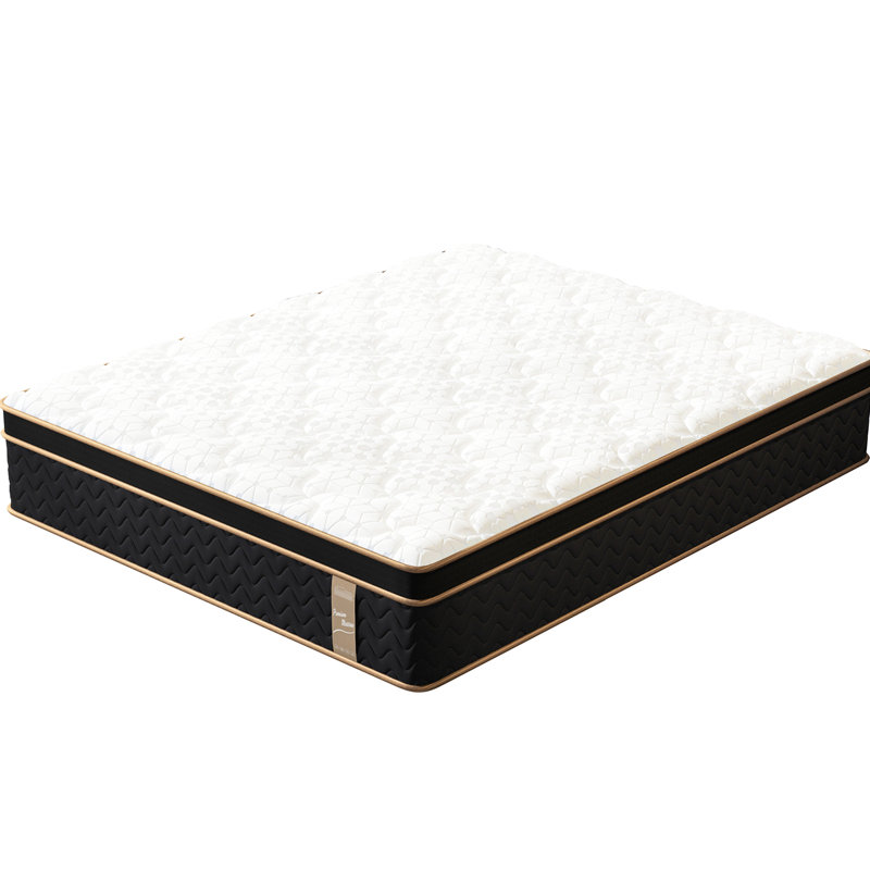 Matelas simple de luxe de 10 pouces avec mousse viscoélastique imprégnée de gel, idéal pour tous les dormeurs.